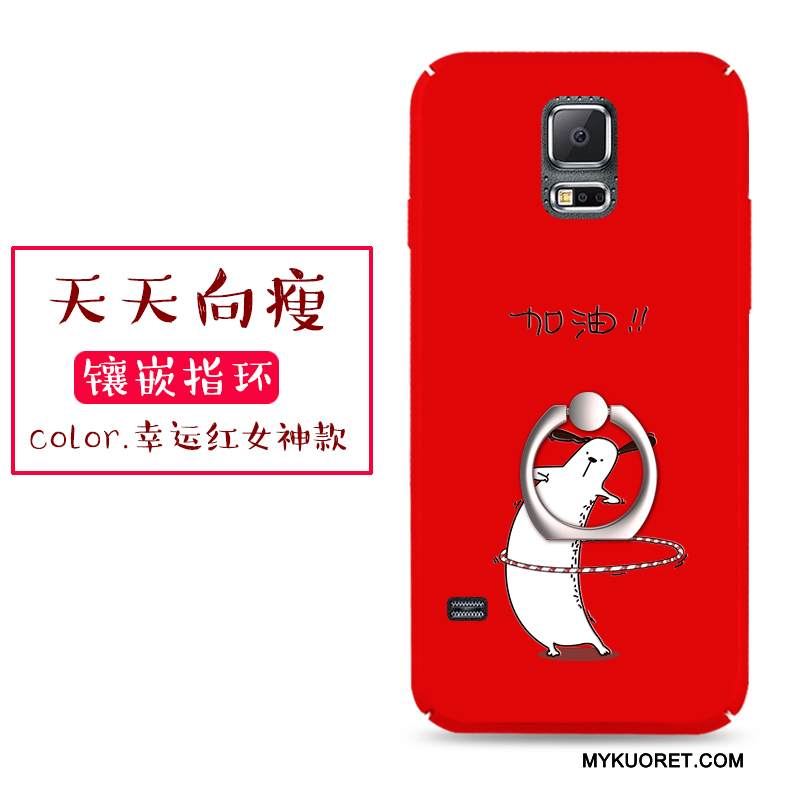 Kuori Samsung Galaxy S5 Laukut Puhelimen Kuoret Punainen, Kotelo Samsung Galaxy S5 Luova Kova Persoonallisuus