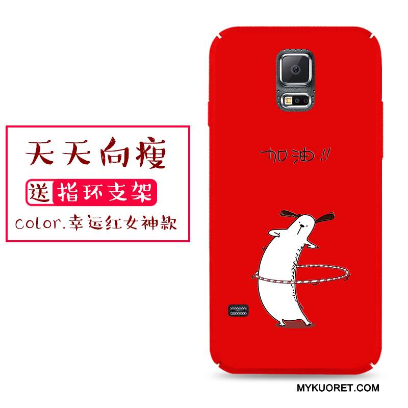 Kuori Samsung Galaxy S5 Laukut Puhelimen Kuoret Punainen, Kotelo Samsung Galaxy S5 Luova Kova Persoonallisuus