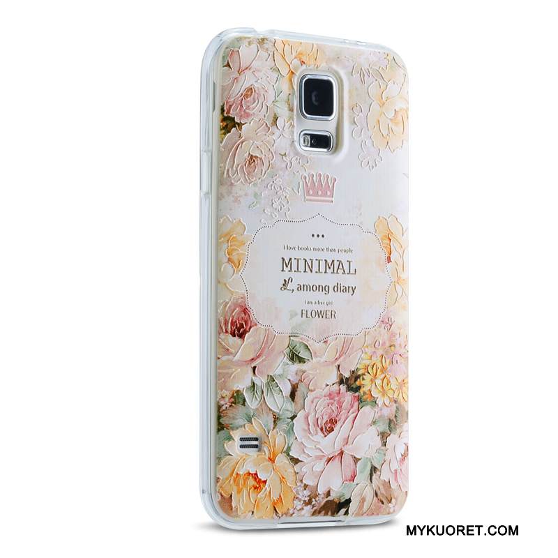 Kuori Samsung Galaxy S5 Laukut Puhelimen Kuoret Trendi, Kotelo Samsung Galaxy S5 Silikoni Ihana Vihreä