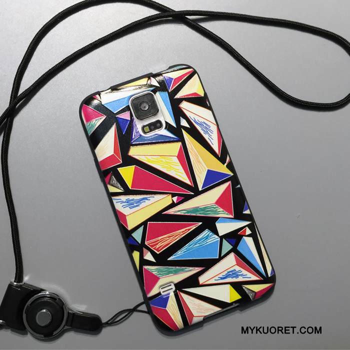 Kuori Samsung Galaxy S5 Monivärinen Ihana Trendi, Kotelo Samsung Galaxy S5 Silikoni Puhelimen Kuoret Murtumaton