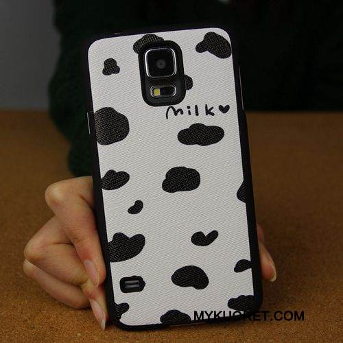 Kuori Samsung Galaxy S5 Monivärinen Takakansi Puhelimen Kuoret, Kotelo Samsung Galaxy S5 Pehmeä Neste Pesty Suede Kova