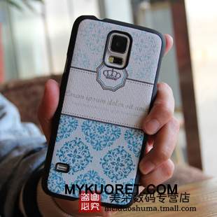 Kuori Samsung Galaxy S5 Monivärinen Takakansi Puhelimen Kuoret, Kotelo Samsung Galaxy S5 Pehmeä Neste Pesty Suede Kova