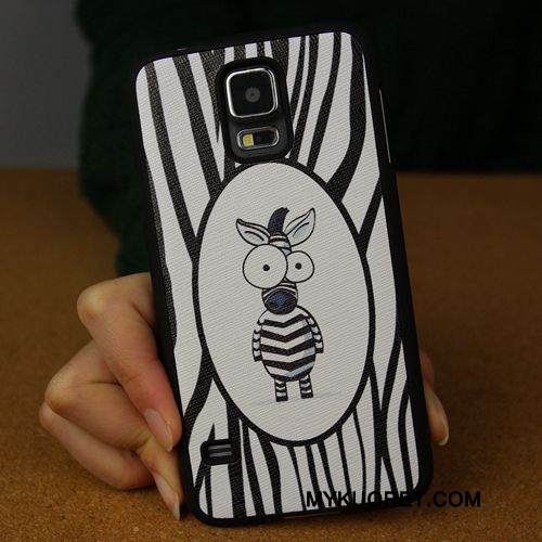 Kuori Samsung Galaxy S5 Monivärinen Takakansi Puhelimen Kuoret, Kotelo Samsung Galaxy S5 Pehmeä Neste Pesty Suede Kova