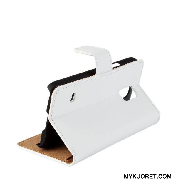 Kuori Samsung Galaxy S5 Nahka Puhelimen Kuoret Punainen, Kotelo Samsung Galaxy S5 Suojaus