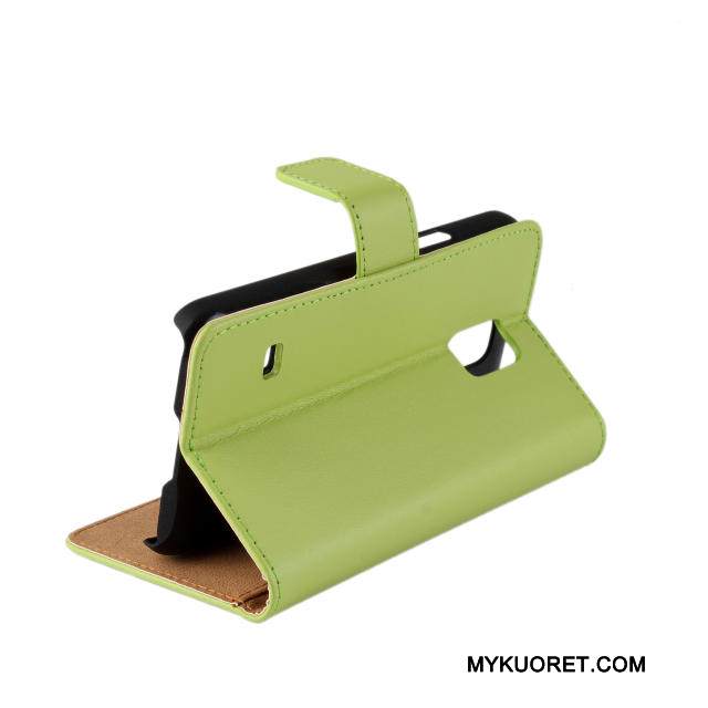 Kuori Samsung Galaxy S5 Nahka Puhelimen Kuoret Punainen, Kotelo Samsung Galaxy S5 Suojaus