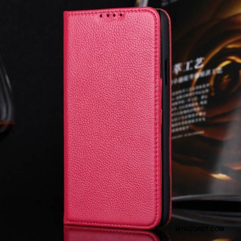 Kuori Samsung Galaxy S5 Nahka Puhelimen Kuoret Valkoinen, Kotelo Samsung Galaxy S5 Kuoret