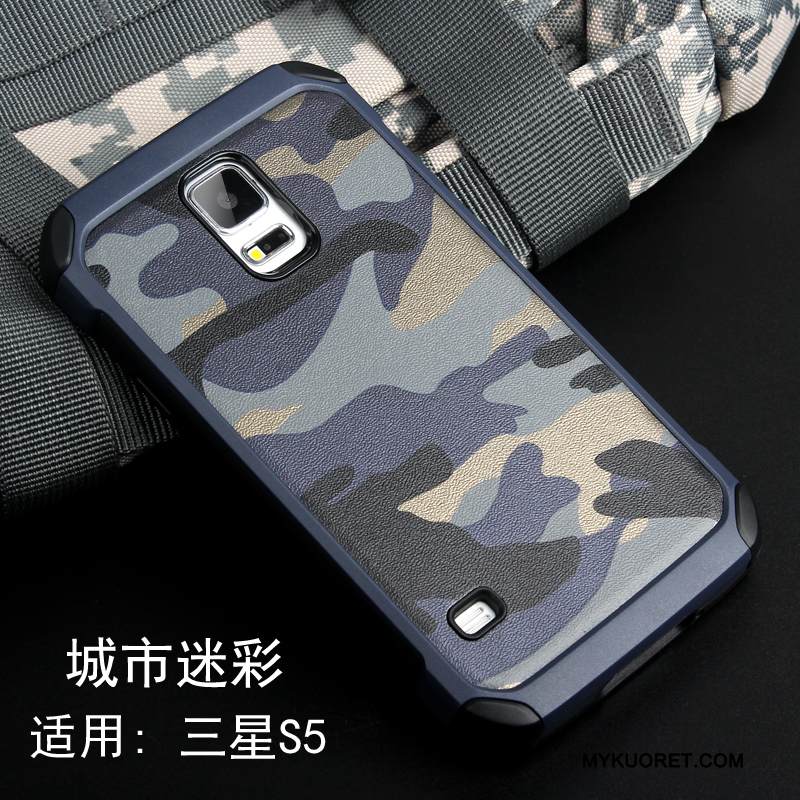 Kuori Samsung Galaxy S5 Pehmeä Neste Persoonallisuus Naamiointi, Kotelo Samsung Galaxy S5 Luova Trendi Puhelimen Kuoret