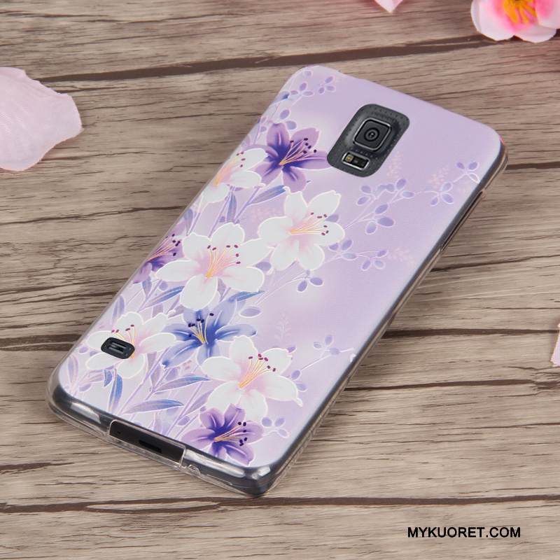 Kuori Samsung Galaxy S5 Pehmeä Neste Punainen Puhelimen Kuoret, Kotelo Samsung Galaxy S5 Silikoni Murtumaton