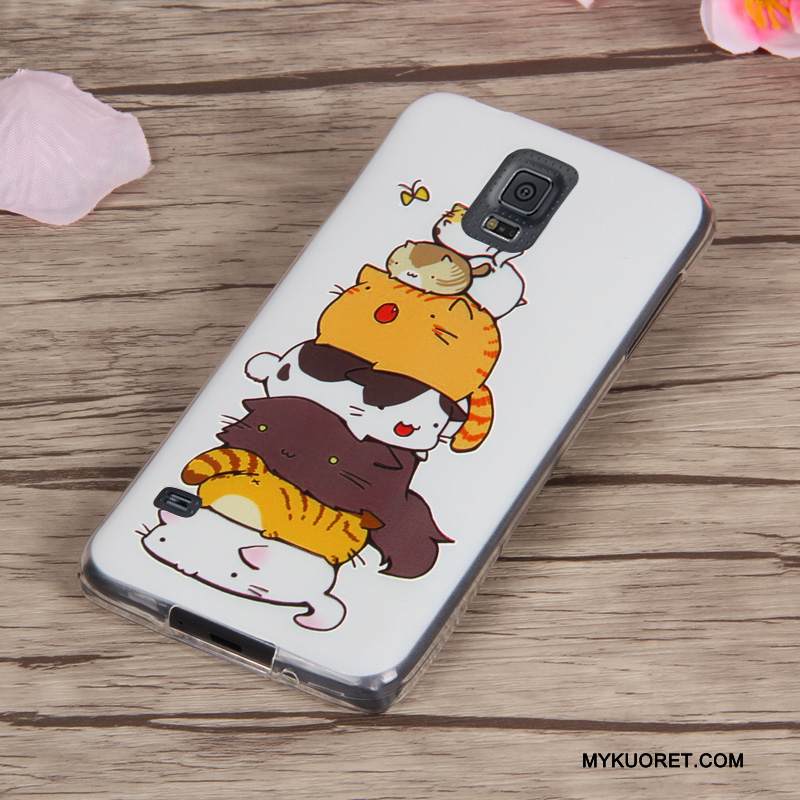 Kuori Samsung Galaxy S5 Pehmeä Neste Punainen Puhelimen Kuoret, Kotelo Samsung Galaxy S5 Silikoni Murtumaton