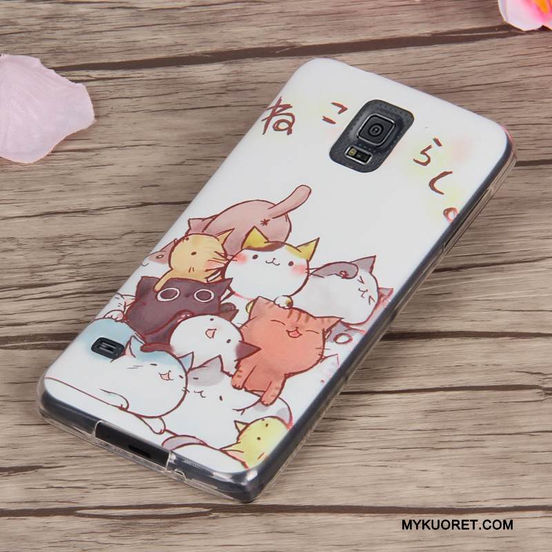 Kuori Samsung Galaxy S5 Pehmeä Neste Punainen Puhelimen Kuoret, Kotelo Samsung Galaxy S5 Silikoni Murtumaton