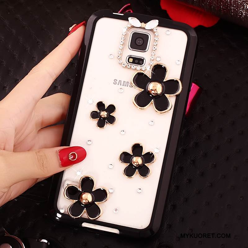 Kuori Samsung Galaxy S5 Sarjakuva Ultra Murtumaton, Kotelo Samsung Galaxy S5 Suojaus Ripustettavat Koristeet Jauhe