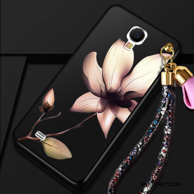 Kuori Samsung Galaxy S5 Silikoni Musta Pesty Suede, Kotelo Samsung Galaxy S5 Suojaus Trendi Puhelimen Kuoret