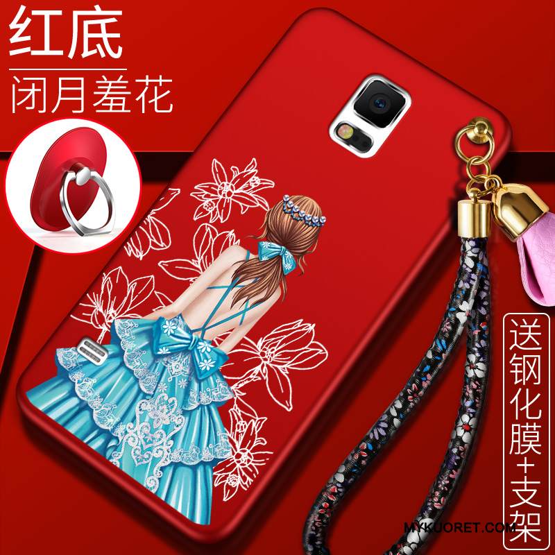 Kuori Samsung Galaxy S5 Silikoni Ohut Puhelimen Kuoret, Kotelo Samsung Galaxy S5 Pehmeä Neste Trendi Punainen