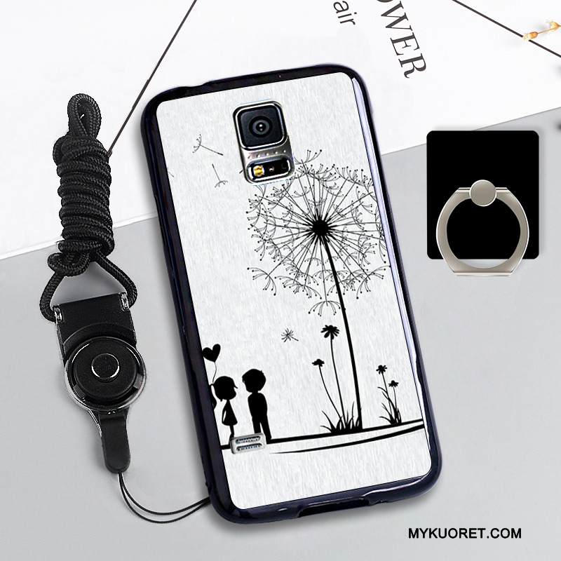 Kuori Samsung Galaxy S5 Silikoni Puhelimen Kuoret Punainen, Kotelo Samsung Galaxy S5 Suojaus Murtumaton