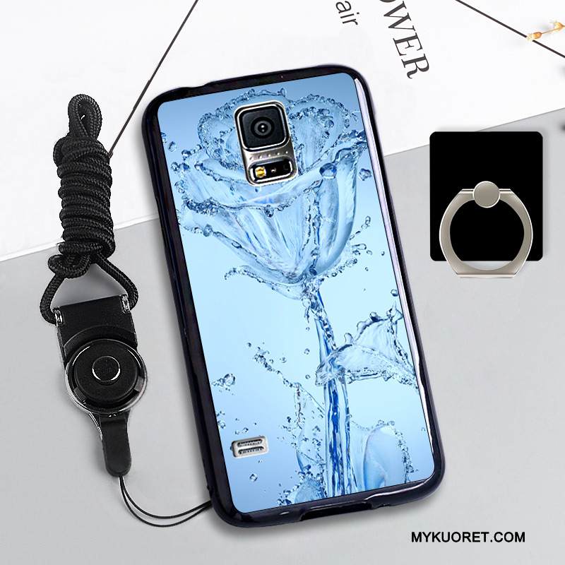 Kuori Samsung Galaxy S5 Silikoni Puhelimen Kuoret Punainen, Kotelo Samsung Galaxy S5 Suojaus Murtumaton