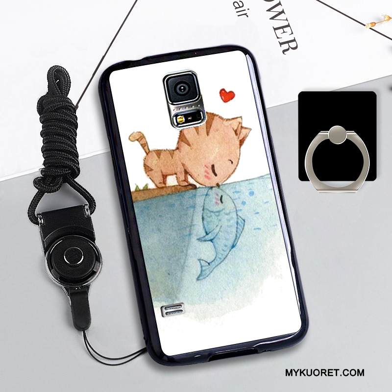 Kuori Samsung Galaxy S5 Silikoni Puhelimen Kuoret Punainen, Kotelo Samsung Galaxy S5 Suojaus Murtumaton