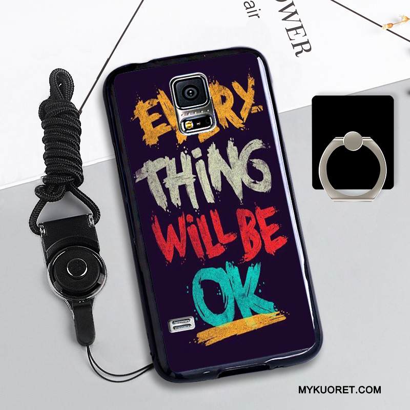 Kuori Samsung Galaxy S5 Silikoni Puhelimen Kuoret Punainen, Kotelo Samsung Galaxy S5 Suojaus Murtumaton