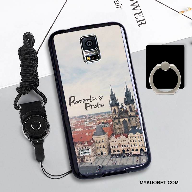 Kuori Samsung Galaxy S5 Silikoni Puhelimen Kuoret Punainen, Kotelo Samsung Galaxy S5 Suojaus Murtumaton