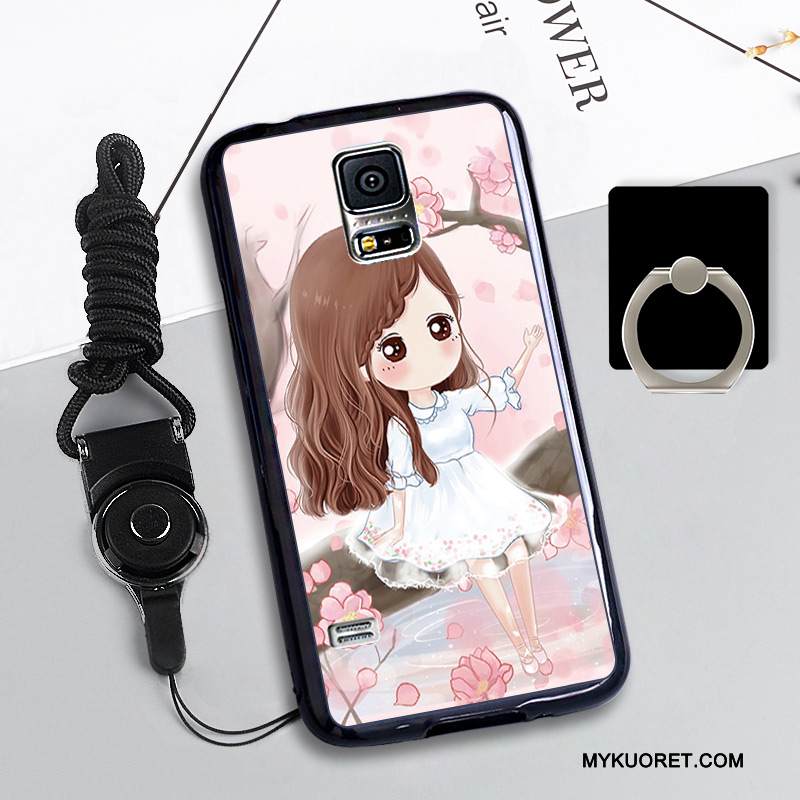 Kuori Samsung Galaxy S5 Silikoni Puhelimen Kuoret Punainen, Kotelo Samsung Galaxy S5 Suojaus Murtumaton