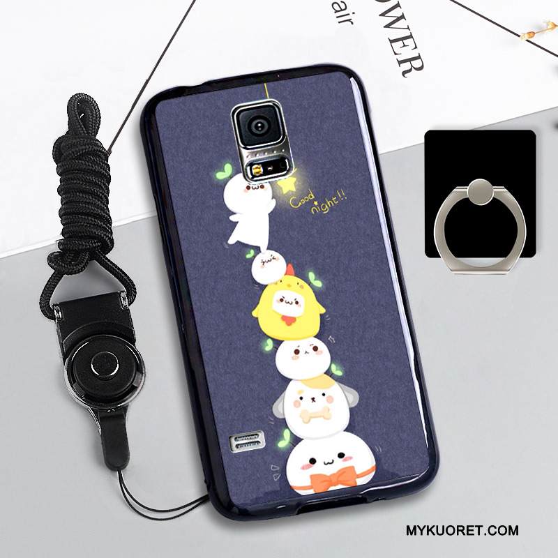 Kuori Samsung Galaxy S5 Silikoni Puhelimen Kuoret Punainen, Kotelo Samsung Galaxy S5 Suojaus Murtumaton