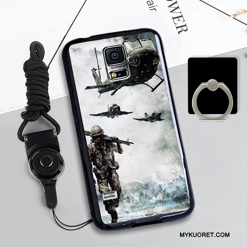 Kuori Samsung Galaxy S5 Silikoni Puhelimen Kuoret Punainen, Kotelo Samsung Galaxy S5 Suojaus Murtumaton