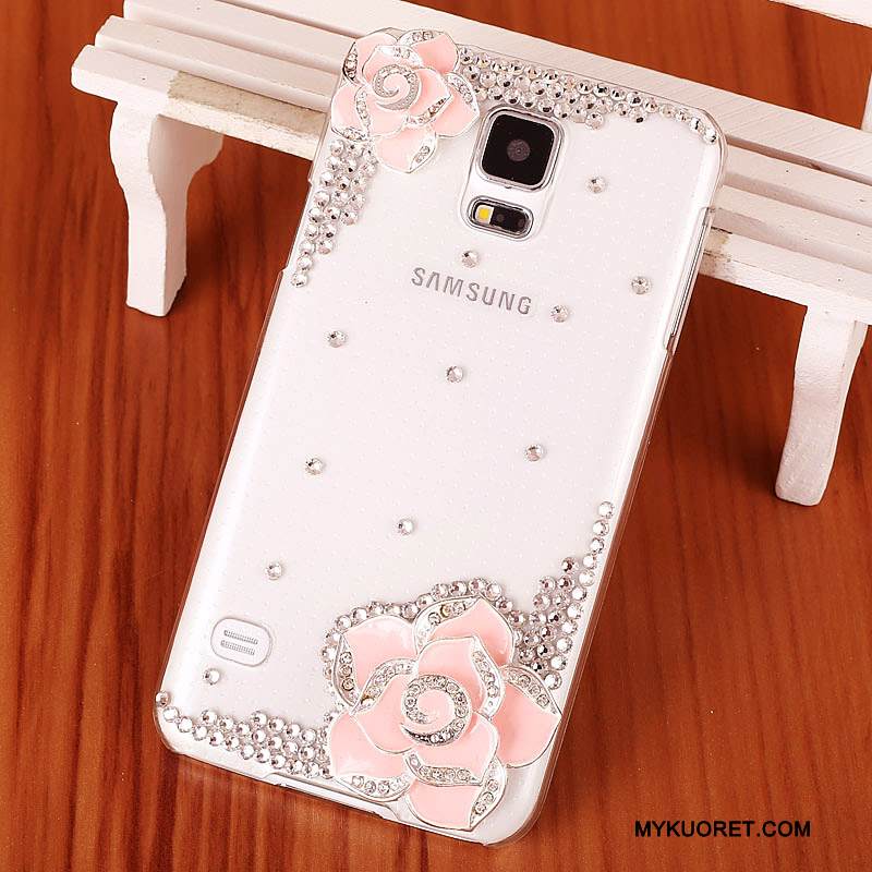 Kuori Samsung Galaxy S5 Strassi Violetti Puhelimen Kuoret, Kotelo Samsung Galaxy S5 Suojaus Kova Trendi