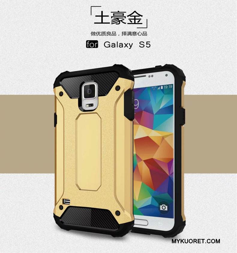 Kuori Samsung Galaxy S5 Suojaus Suupaltti Murtumaton, Kotelo Samsung Galaxy S5 Silikoni Hopea Puhelimen Kuoret