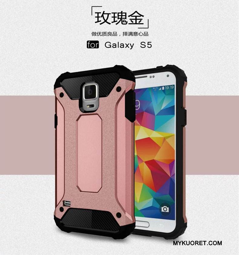 Kuori Samsung Galaxy S5 Suojaus Suupaltti Murtumaton, Kotelo Samsung Galaxy S5 Silikoni Hopea Puhelimen Kuoret