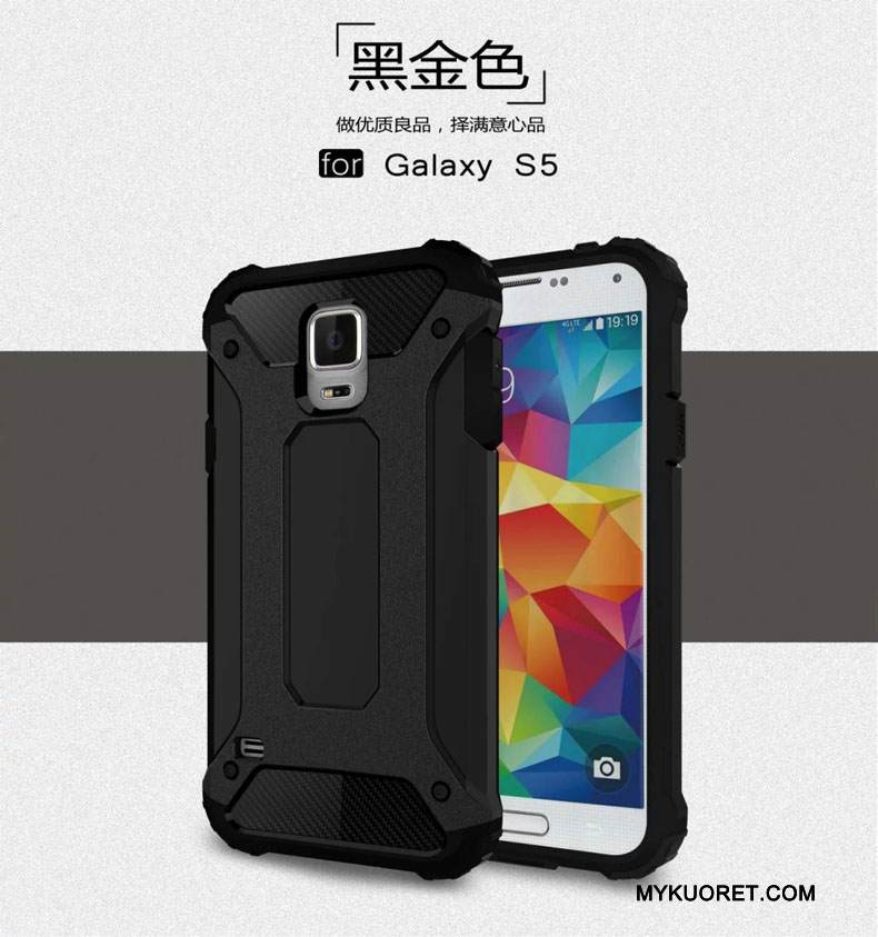 Kuori Samsung Galaxy S5 Suojaus Suupaltti Murtumaton, Kotelo Samsung Galaxy S5 Silikoni Hopea Puhelimen Kuoret