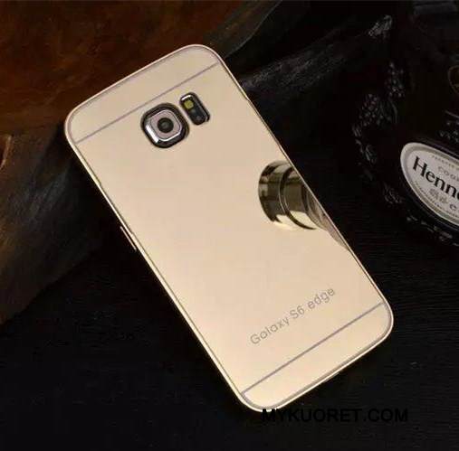Kuori Samsung Galaxy S6 Edge Laukut Kehys Jauhe, Kotelo Samsung Galaxy S6 Edge Metalli Puhelimen Kuoret Peili