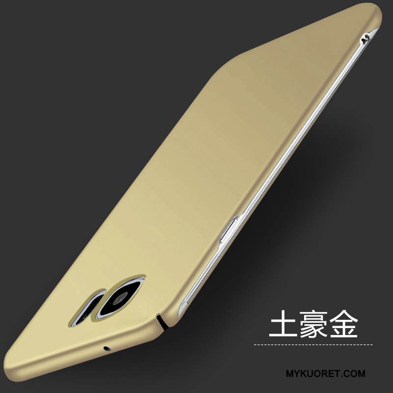 Kuori Samsung Galaxy S6 Edge + Laukut Murtumaton Kova, Kotelo Samsung Galaxy S6 Edge + Suojaus Tummansininen Pesty Suede