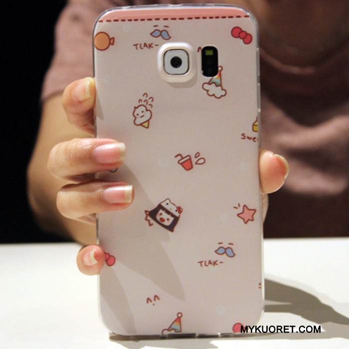 Kuori Samsung Galaxy S6 Edge Luova Puhelimen Kuoret Murtumaton, Kotelo Samsung Galaxy S6 Edge Sarjakuva