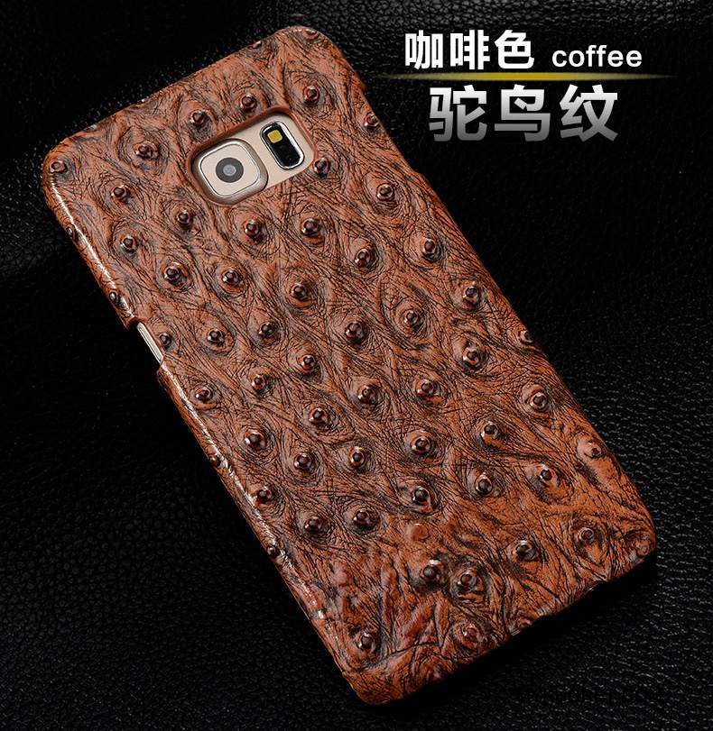 Kuori Samsung Galaxy S6 Edge Nahka Takakansi Puhelimen Kuoret, Kotelo Samsung Galaxy S6 Edge Monivärinen