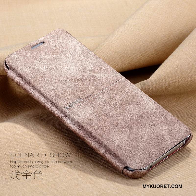 Kuori Samsung Galaxy S6 Edge Nahka Ultra Murtumaton, Kotelo Samsung Galaxy S6 Edge Suojaus Ohut Puhelimen Kuoret