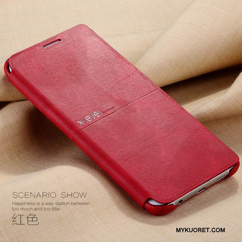 Kuori Samsung Galaxy S6 Edge Nahka Ultra Murtumaton, Kotelo Samsung Galaxy S6 Edge Suojaus Ohut Puhelimen Kuoret