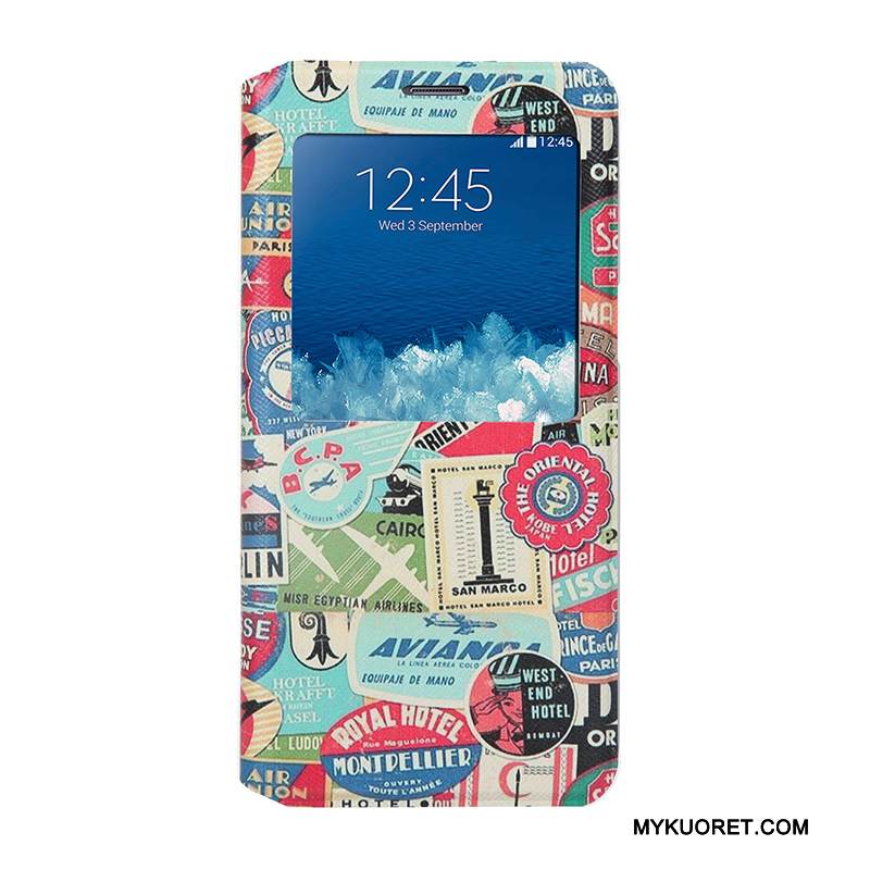 Kuori Samsung Galaxy S6 Edge + Pehmeä Neste Vaalean Avaa Ikkuna, Kotelo Samsung Galaxy S6 Edge + Suojaus Puhelimen Kuoret Punainen