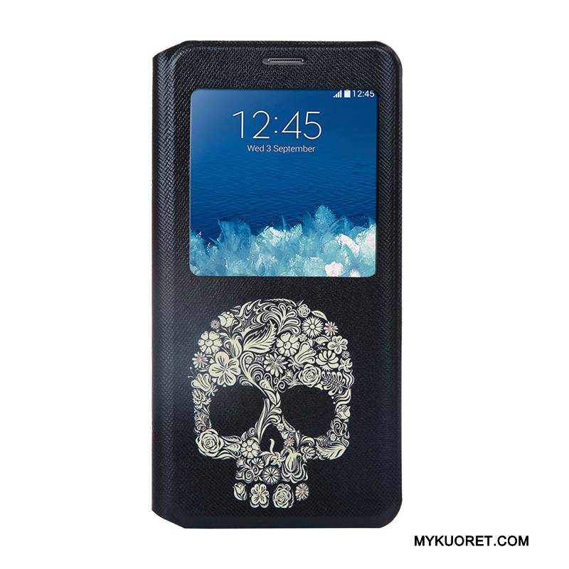 Kuori Samsung Galaxy S6 Edge + Pehmeä Neste Vaalean Avaa Ikkuna, Kotelo Samsung Galaxy S6 Edge + Suojaus Puhelimen Kuoret Punainen