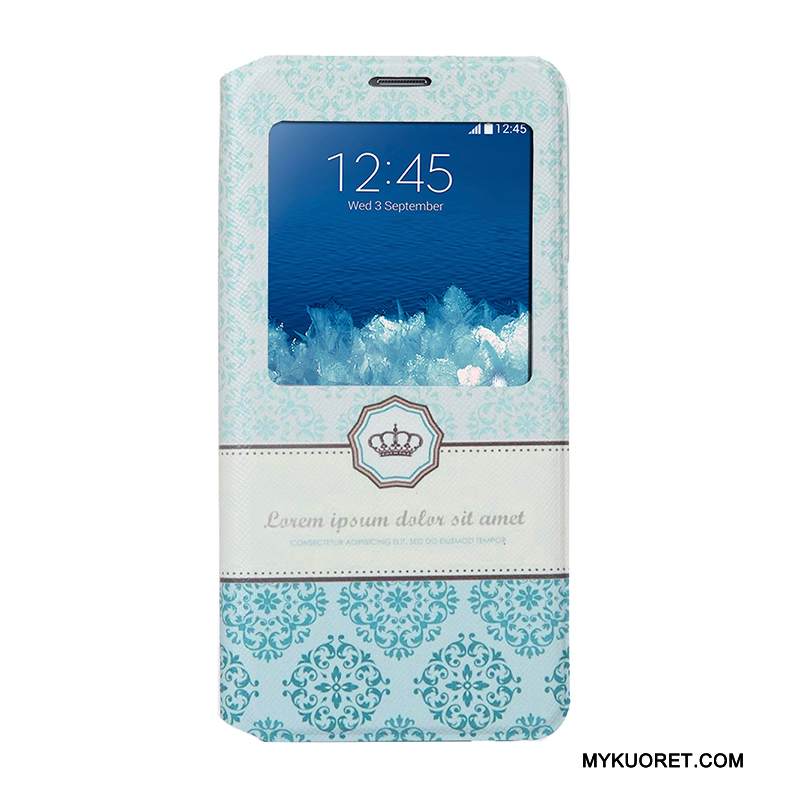 Kuori Samsung Galaxy S6 Edge + Pehmeä Neste Vaalean Avaa Ikkuna, Kotelo Samsung Galaxy S6 Edge + Suojaus Puhelimen Kuoret Punainen