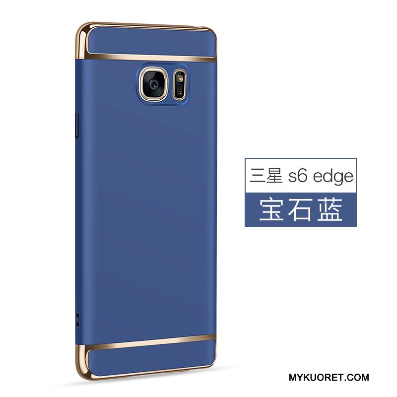 Kuori Samsung Galaxy S6 Edge Suojaus Jauhe Kova, Kotelo Samsung Galaxy S6 Edge Puhelimen Kuoret Pesty Suede