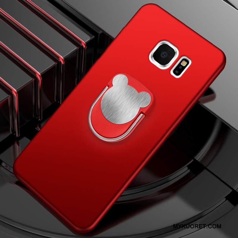 Kuori Samsung Galaxy S6 Edge + Tuki Puhelimen Kuoret Murtumaton, Kotelo Samsung Galaxy S6 Edge + Silikoni Auto Vihreä