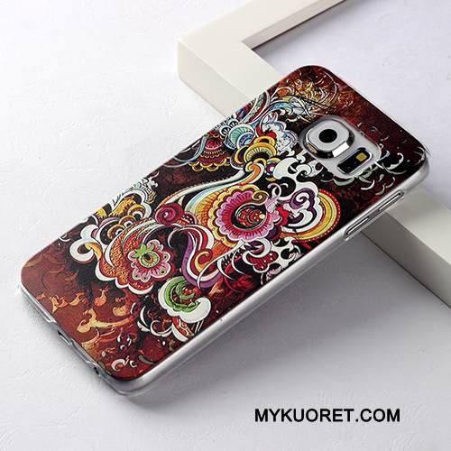 Kuori Samsung Galaxy S6 Kohokuviointi Ohut Ultra, Kotelo Samsung Galaxy S6 Laukut Puhelimen Kuoret