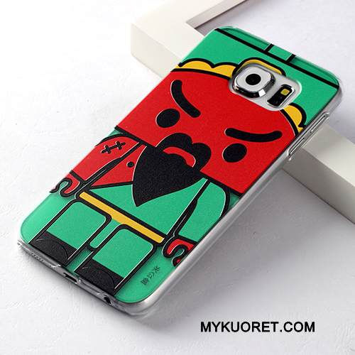 Kuori Samsung Galaxy S6 Kohokuviointi Ohut Ultra, Kotelo Samsung Galaxy S6 Laukut Puhelimen Kuoret