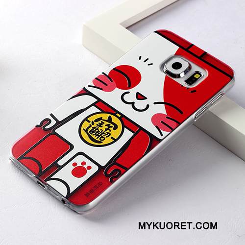 Kuori Samsung Galaxy S6 Kohokuviointi Ohut Ultra, Kotelo Samsung Galaxy S6 Laukut Puhelimen Kuoret