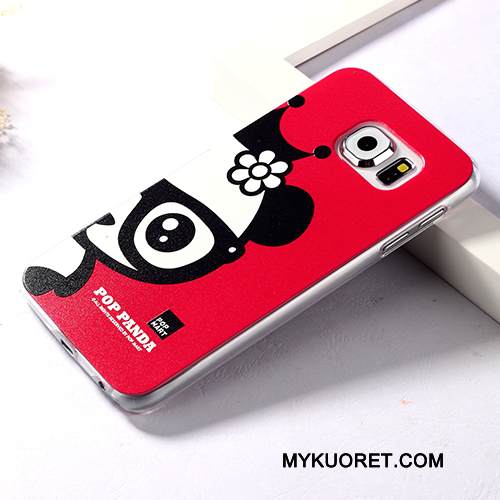 Kuori Samsung Galaxy S6 Kohokuviointi Ohut Ultra, Kotelo Samsung Galaxy S6 Laukut Puhelimen Kuoret