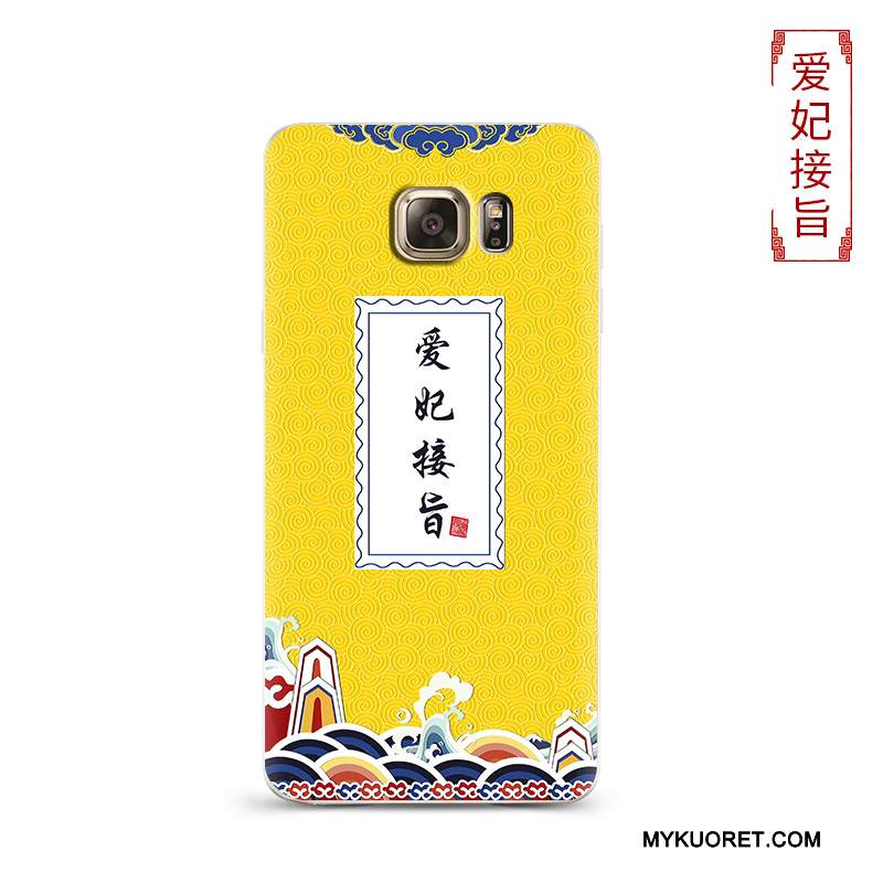 Kuori Samsung Galaxy S6 Laukut Puhelimen Kuoret Persoonallisuus, Kotelo Samsung Galaxy S6 Suojaus Murtumaton Punainen