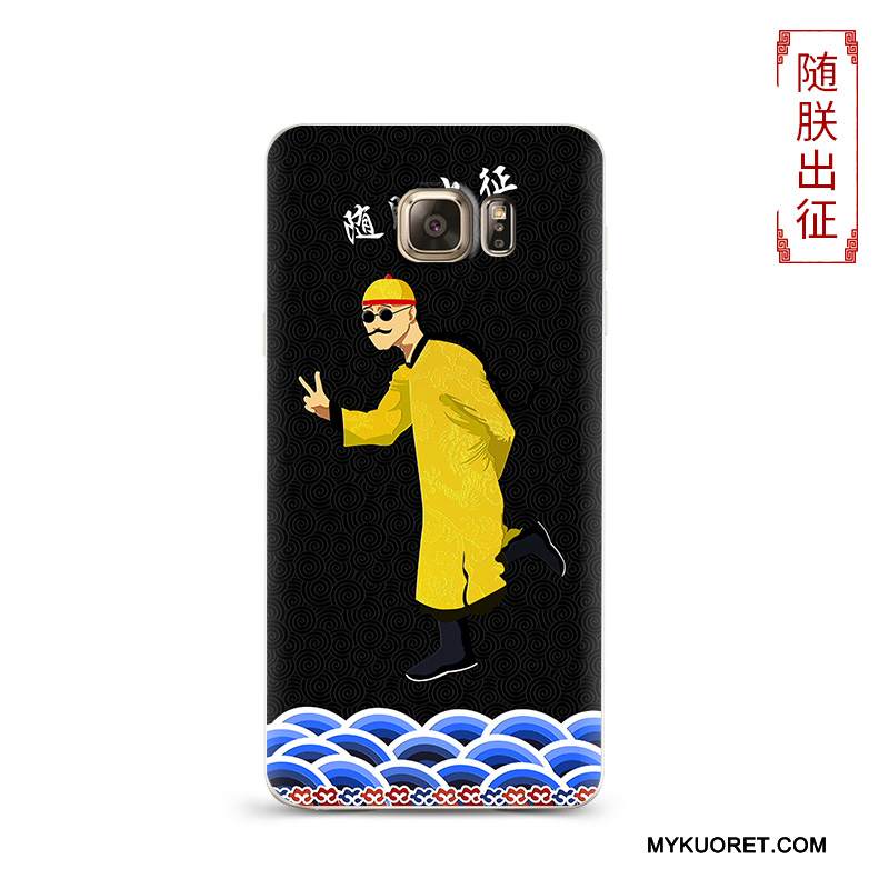 Kuori Samsung Galaxy S6 Laukut Puhelimen Kuoret Persoonallisuus, Kotelo Samsung Galaxy S6 Suojaus Murtumaton Punainen