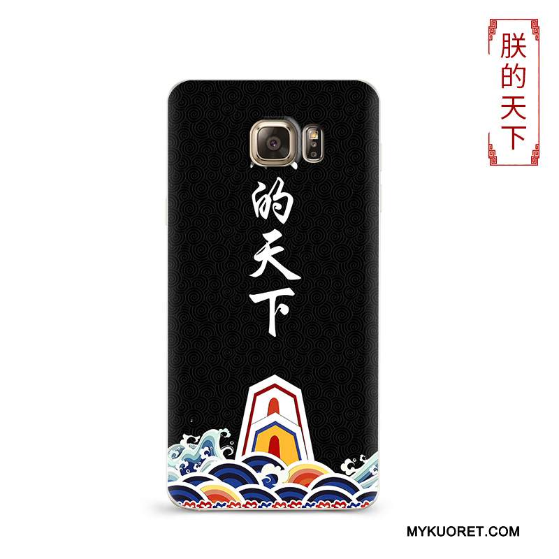 Kuori Samsung Galaxy S6 Laukut Puhelimen Kuoret Persoonallisuus, Kotelo Samsung Galaxy S6 Suojaus Murtumaton Punainen