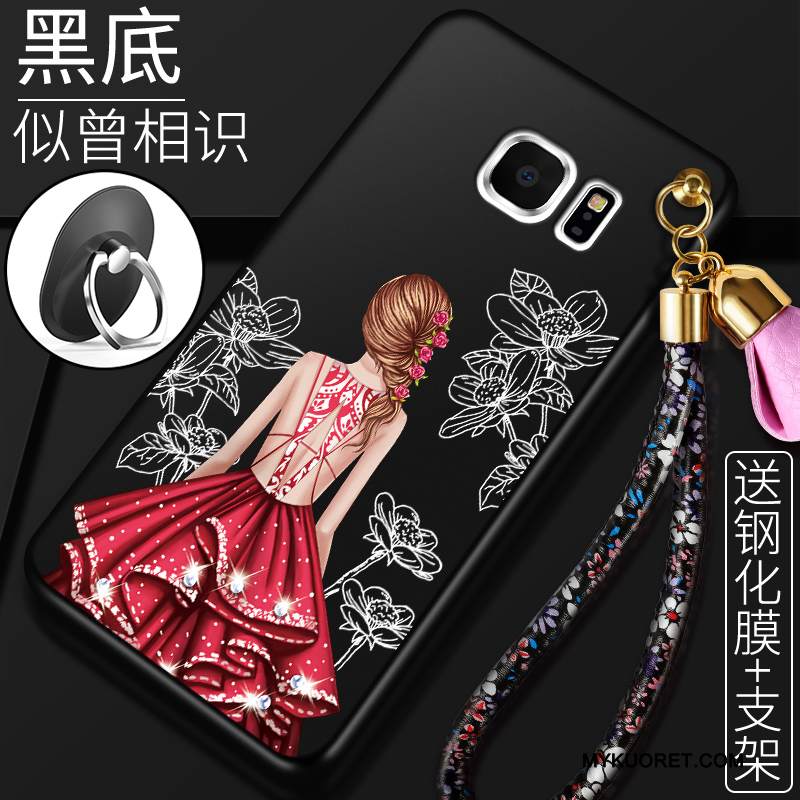 Kuori Samsung Galaxy S6 Laukut Punainen L, Kotelo Samsung Galaxy S6 Pehmeä Neste Puhelimen Kuoret