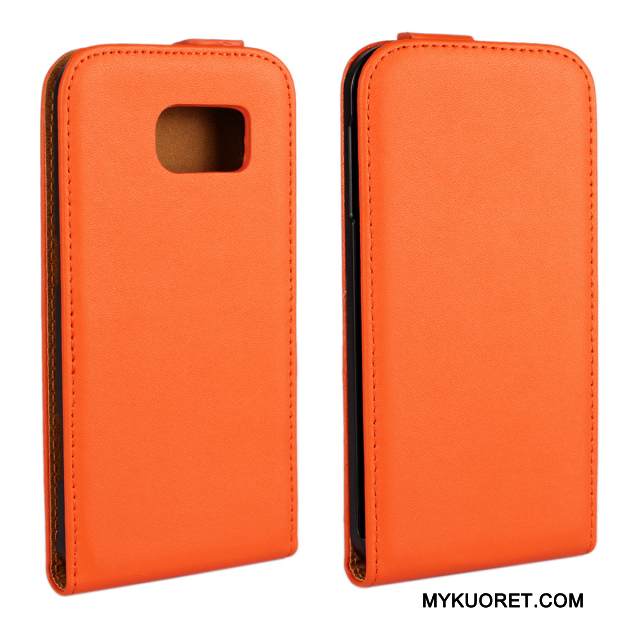 Kuori Samsung Galaxy S6 Nahka Jauhe, Kotelo Samsung Galaxy S6 Suojaus
