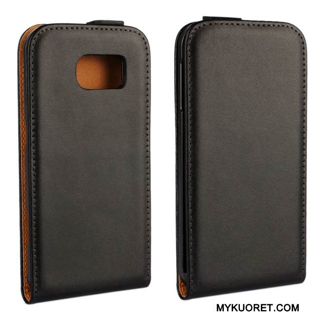 Kuori Samsung Galaxy S6 Nahka Jauhe, Kotelo Samsung Galaxy S6 Suojaus